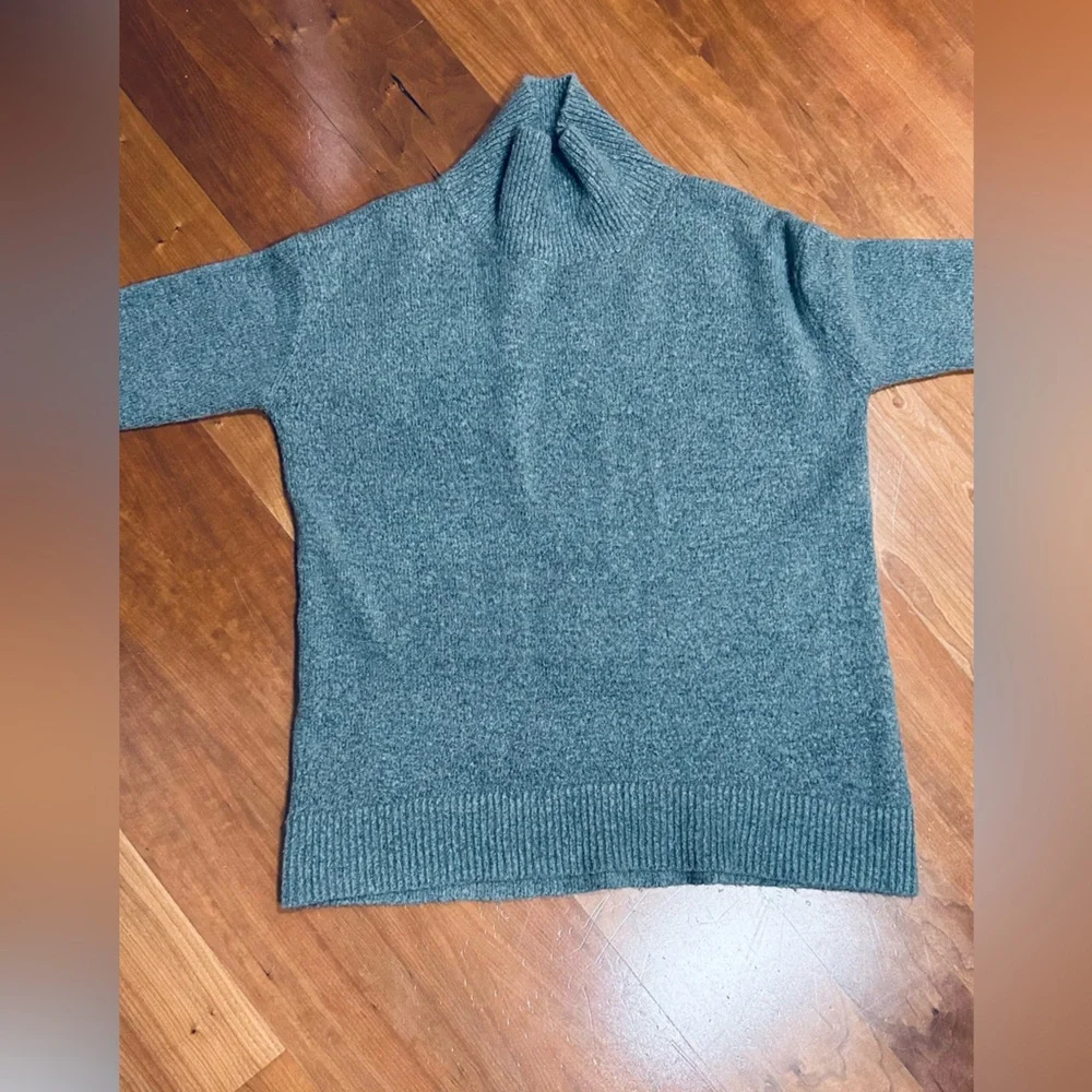Zara Gray Cowl Neck Sweater - Picture 8 of 9